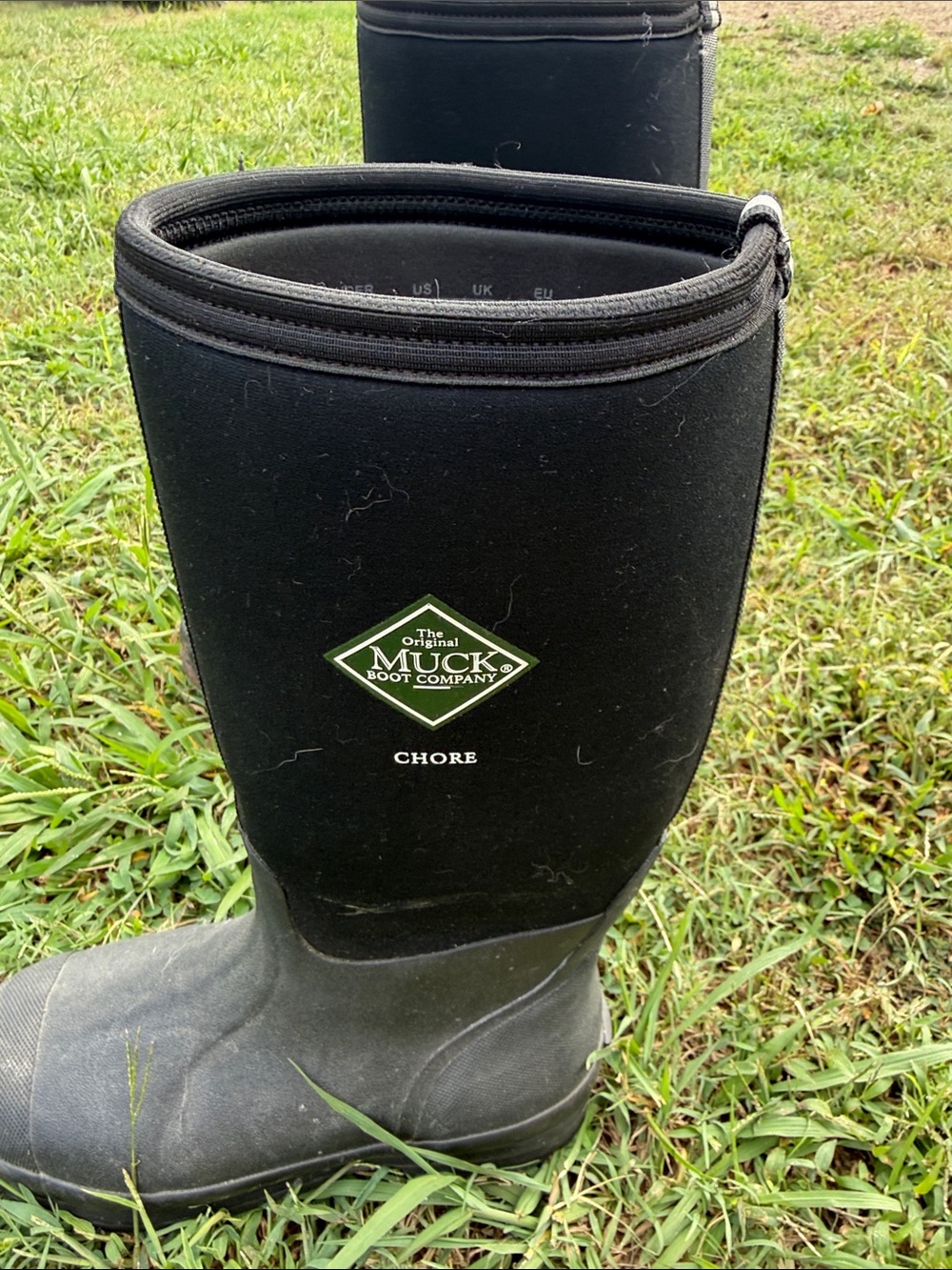 Muck Boots Chore Tall Waterproof Work Boot - Black - Picture 2 of 6